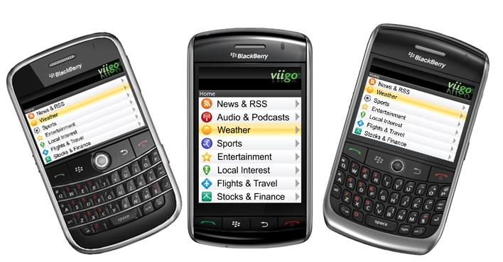 BlackBerry Viigo App for RSS